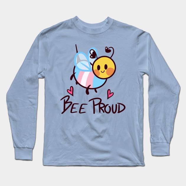 Bee Proud! (Trans) Long Sleeve T-Shirt by BefishProductions